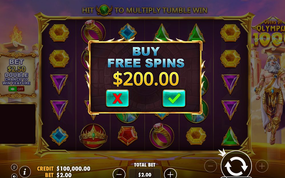 Bonusrunde mit Multiplikator-Orbs im Tumble